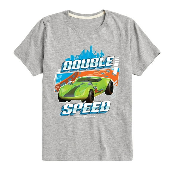 Hot Wheels - Double Speed - Kids Toddler And Youth Short Sleeve Tee