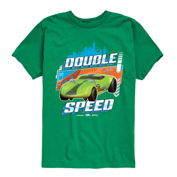Hot Wheels - Double Speed - Kids Toddler And Youth Short Sleeve Tee
