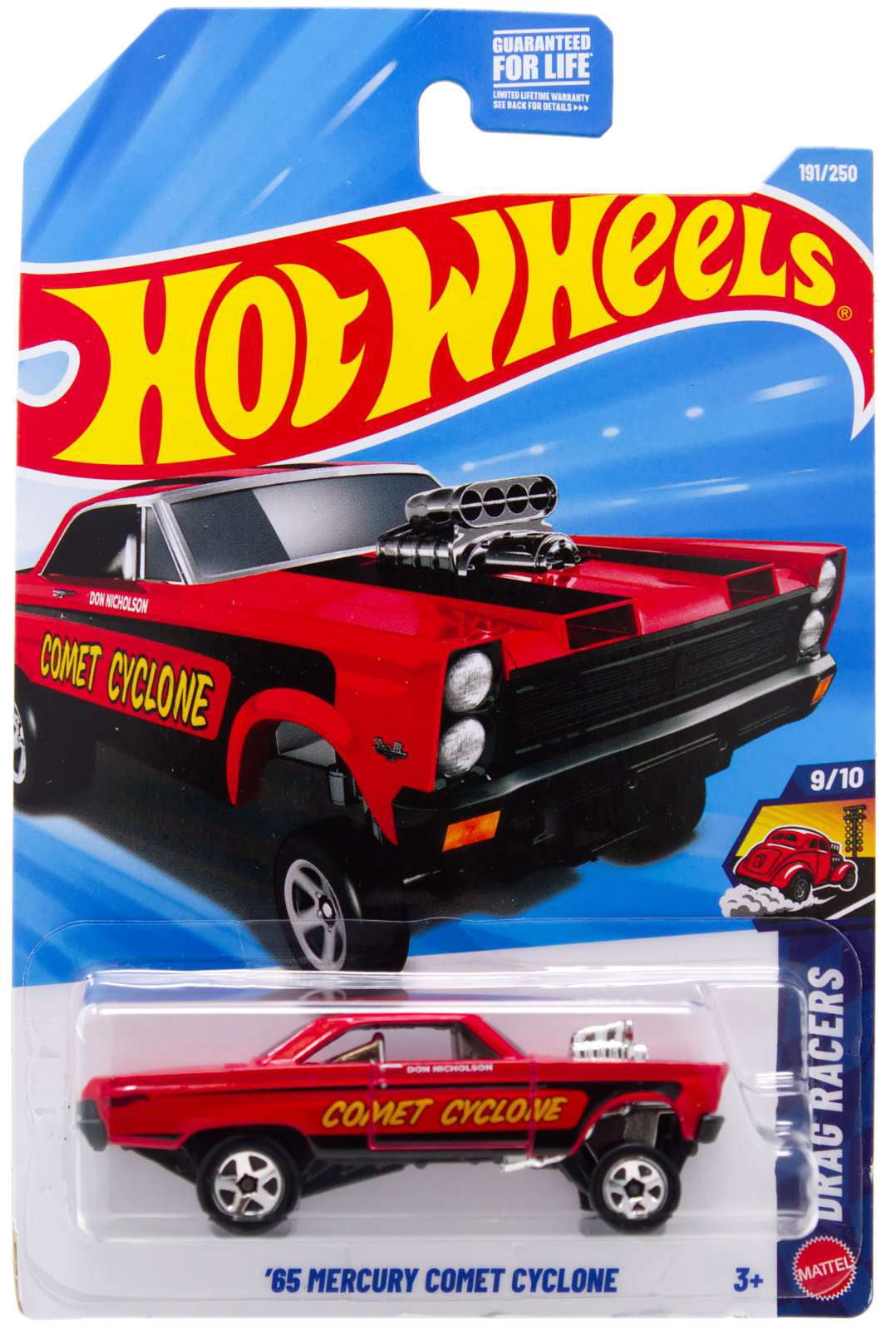ミニカー Hot Wheels '65 Mercury Comet Cyclone Hot Wheels Drag Racers '65 Mercury Comet Cyclone Diecast Car