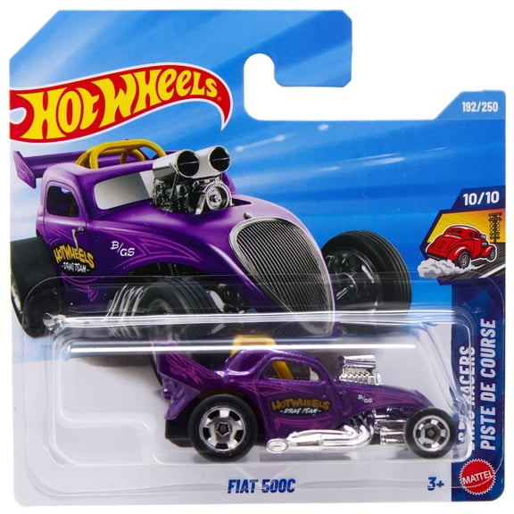 Hot Wheels Drag Racers Fiat 500C Diecast Car