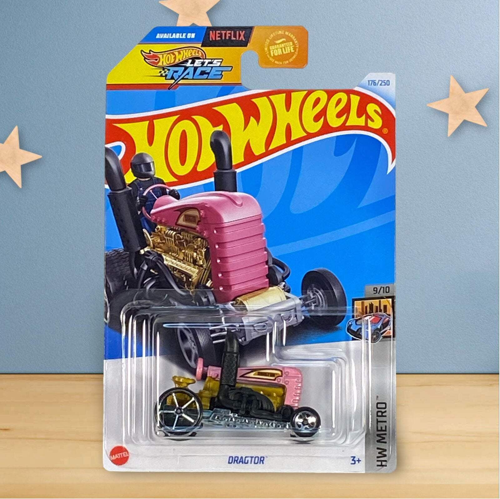 Hot Wheels Dragtor Pink 176/250 HW Metro 9/10 Let's Race