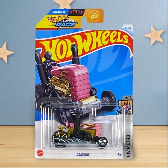Hot Wheels Dragtor Pink 176/250 HW Metro 9/10 Let's Race - Walmart.com