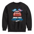 thumbnail image 1 of Hot Wheels - Drive Fast Live Free - Toddler And Youth Crewneck Fleece Sweatshirt, 1 of 5
