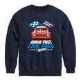 thumbnail image 1 of Hot Wheels - Drive Fast Live Free - Toddler And Youth Crewneck Fleece Sweatshirt, 1 of 5