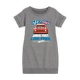 thumbnail image 1 of Hot Wheels - Drive Fast Live Free - Toddler And Youth Girls Fleece Dress, 1 of 1