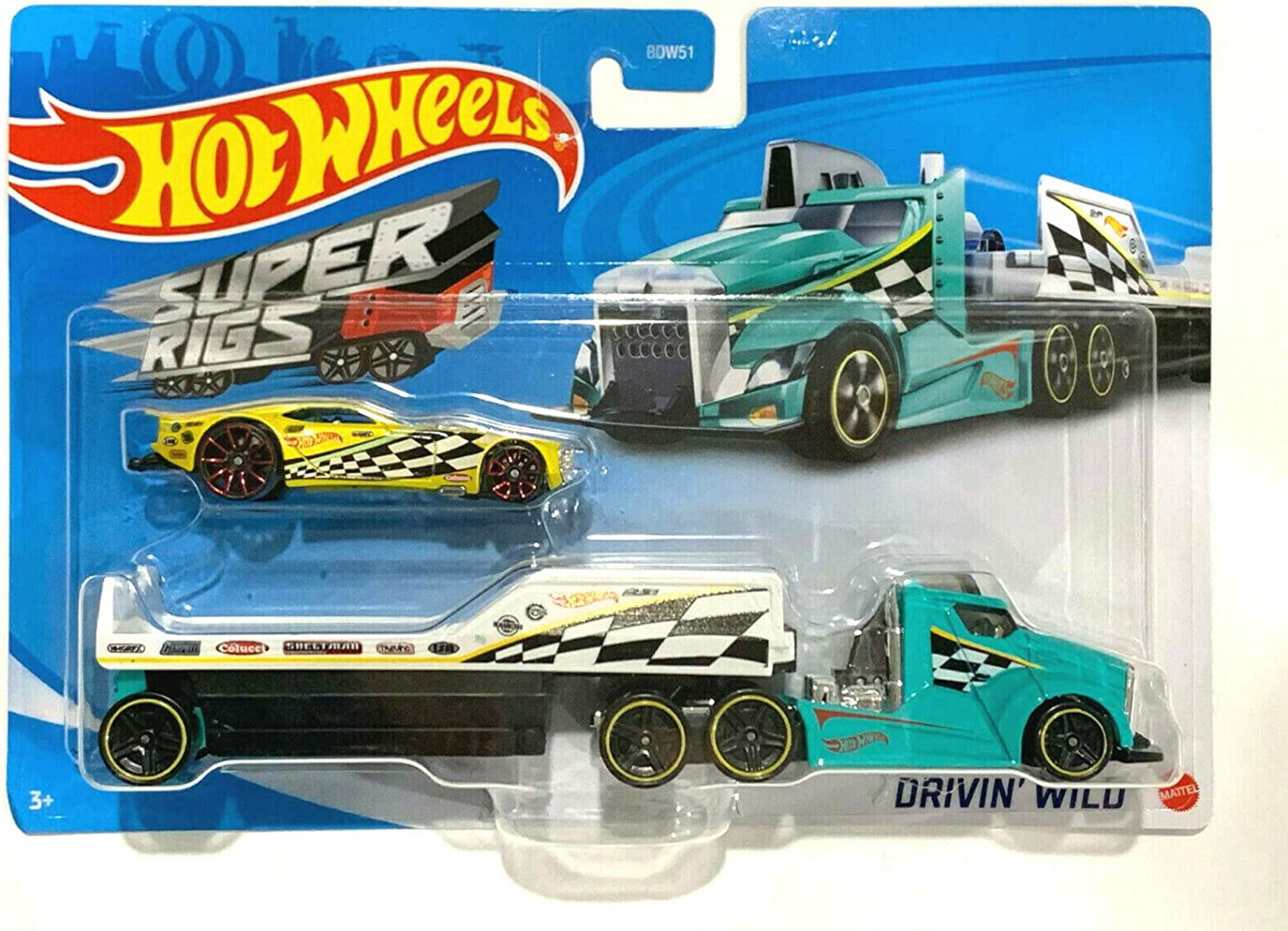 Hot Wheels Super Rigs Drivin' Wild - Walmart.com
