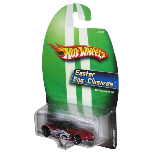 Hot Wheels Easter EggClusives (2005) Red Golden Arrow Toy Car 2/12