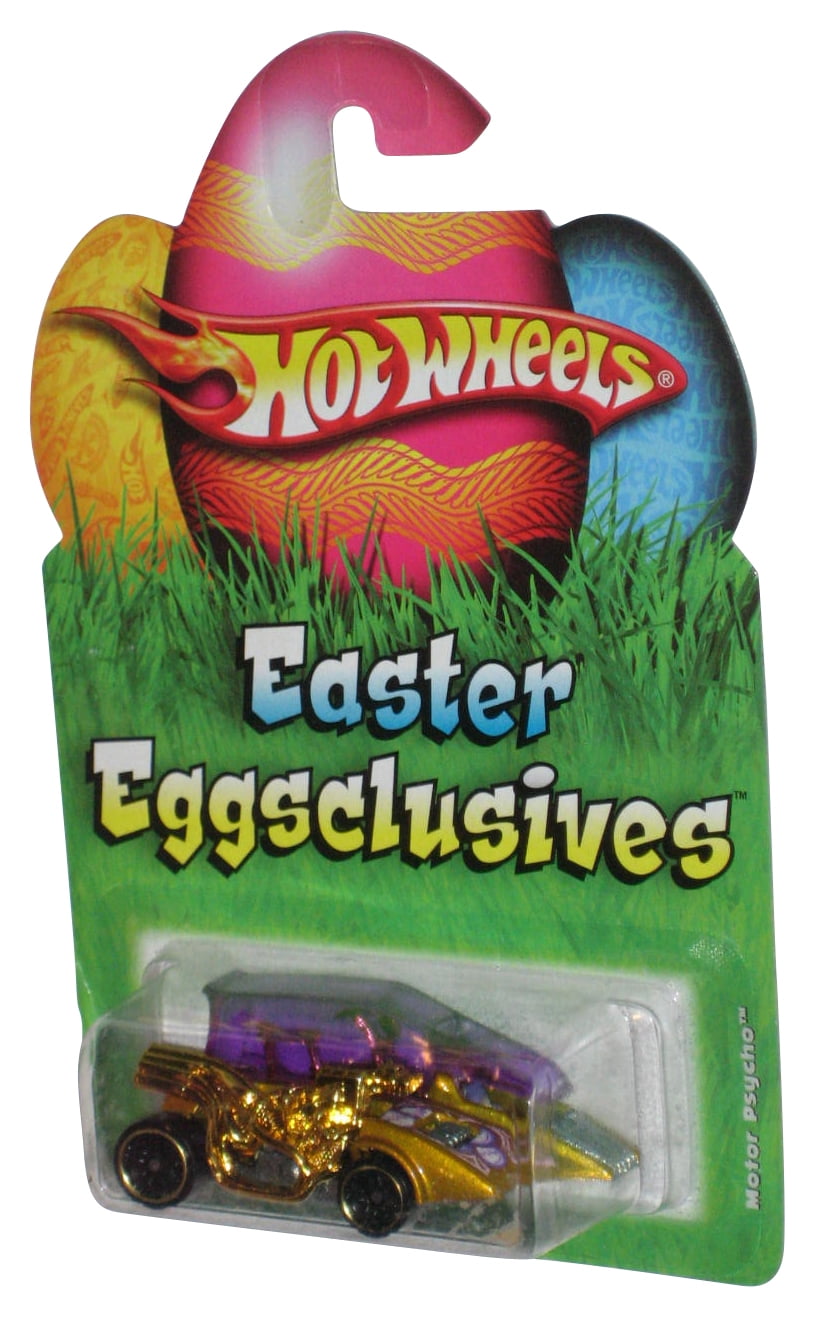 Hot Wheels Easter Eggsclusives (2008) Purple & Gold Motor Psycho Toy Car