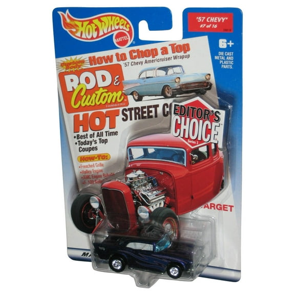 Hot Wheels Editor's Choice Series 1 (2000) Purple '57 Chevy Toy Car #7/16