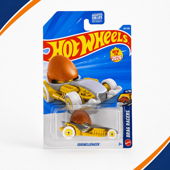Hot Wheels EggShelleRacer - Drag Racers Series 4/10