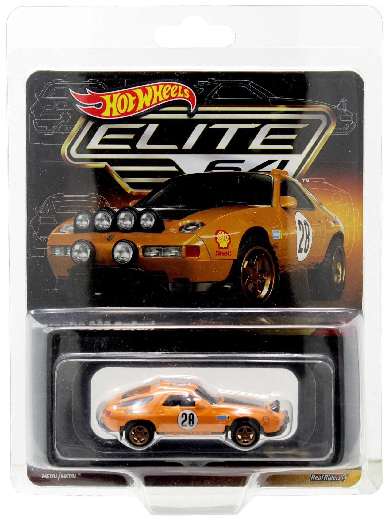 Hot Wheels Elite64 Assorted 1:64 Diecast (Model:Porsche 928 Safari