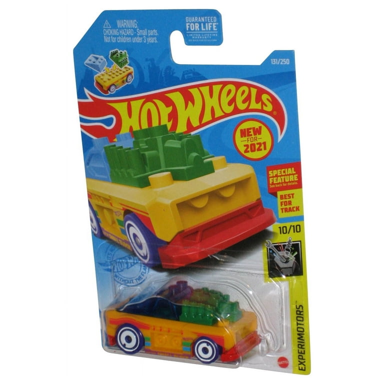Hot Wheels Experimotors 10/10 (2021) Yellow Custom Small