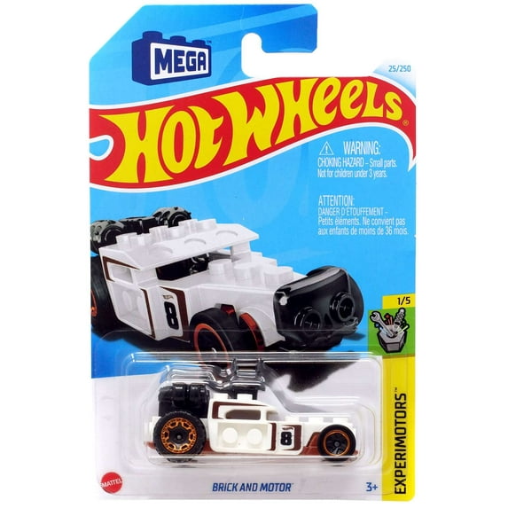Hot Wheels Experimotors Brick & Motor Diecast Car