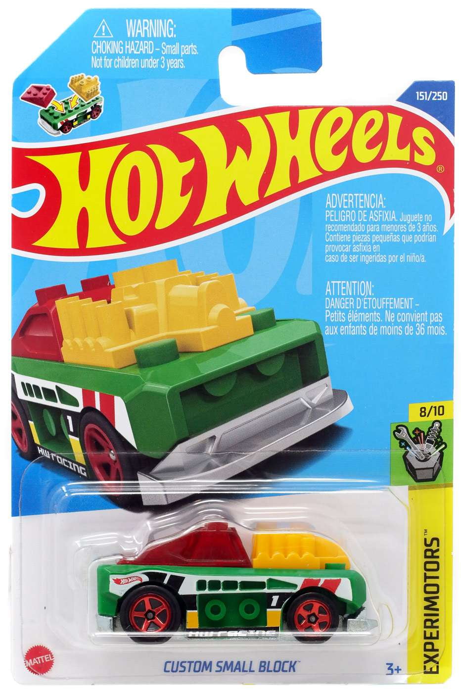 Hot Wheels Custom Small Block Experimotors 8/10 151/250 - Assorted ...