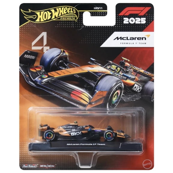 Hot Wheels F1 Formula McLaren Formula 1 Team #4 Premium