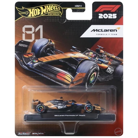 Hot Wheels F1 Formula McLaren Formula 1 Team #81 Premium