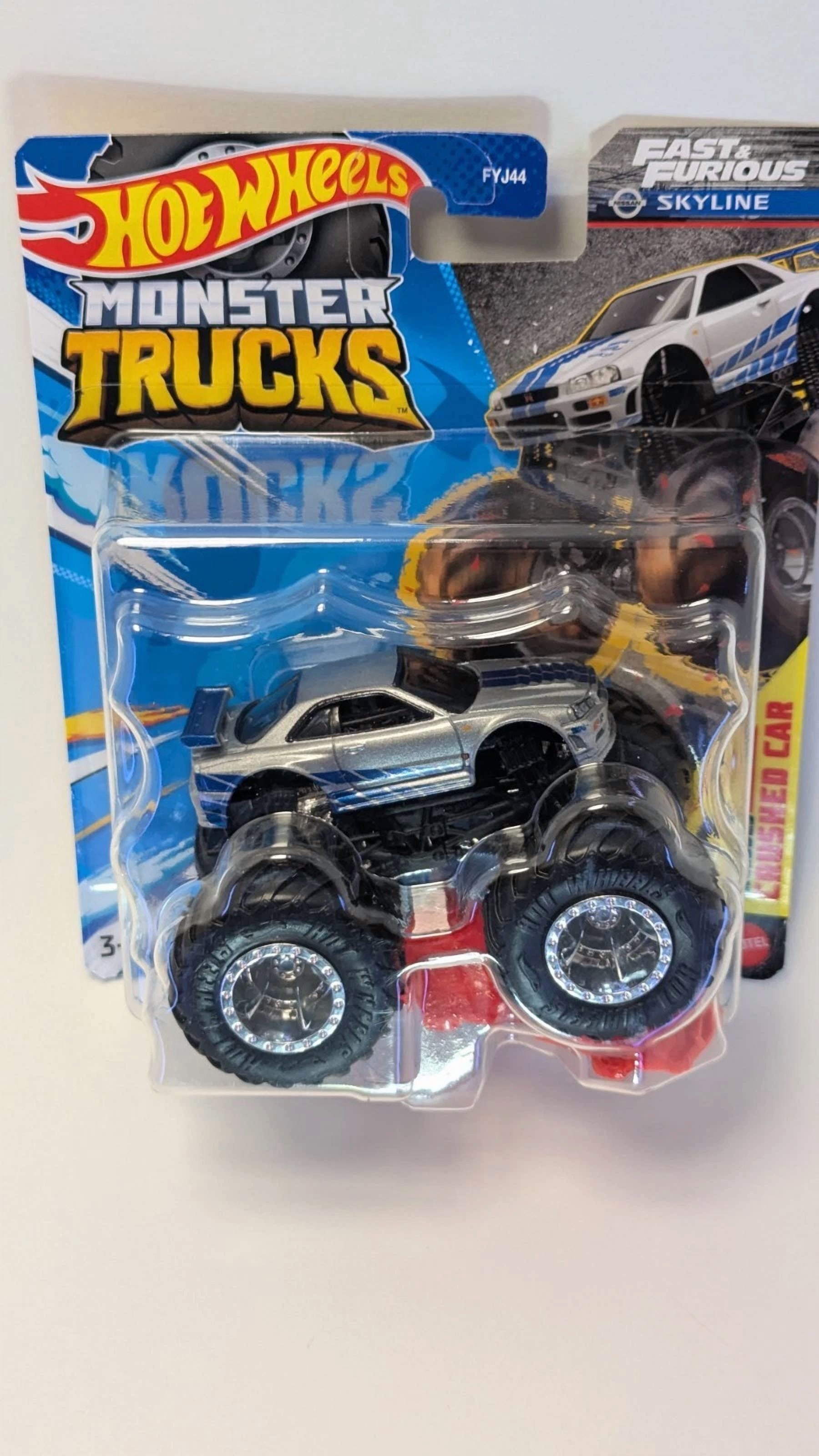 Hot Wheels FAST & FURIOUS Nissan SKYLINE GT-R R34 Monster Trucks