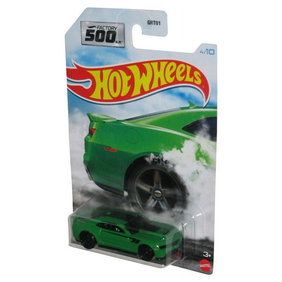 Hot Wheels Factory 500 (2020) Mattel '12 Camaro ZL1 Concept Green Toy Car