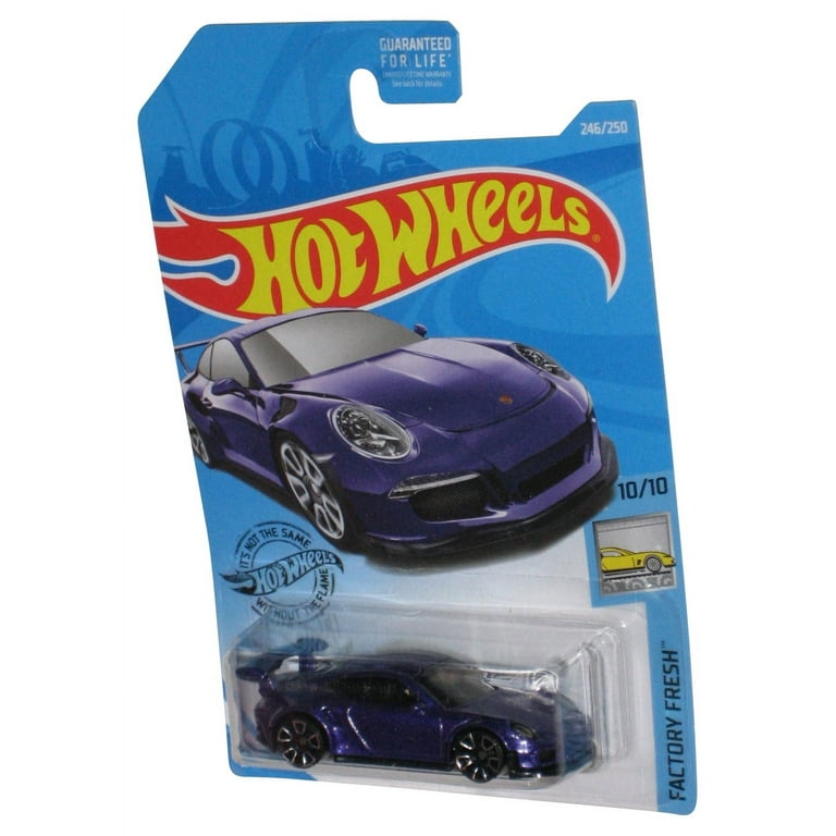 Hot Wheels Factory Fresh 10/10 (2017) Purple Porsche 911 GT3