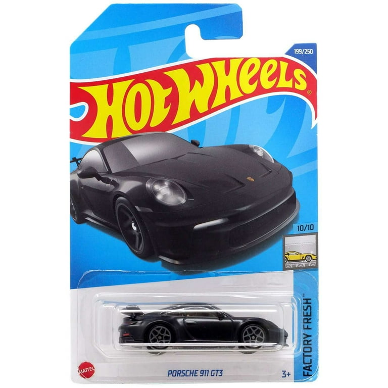 Hot Wheels Factory Fresh Porsche 911 GT3 Black Diecast Car