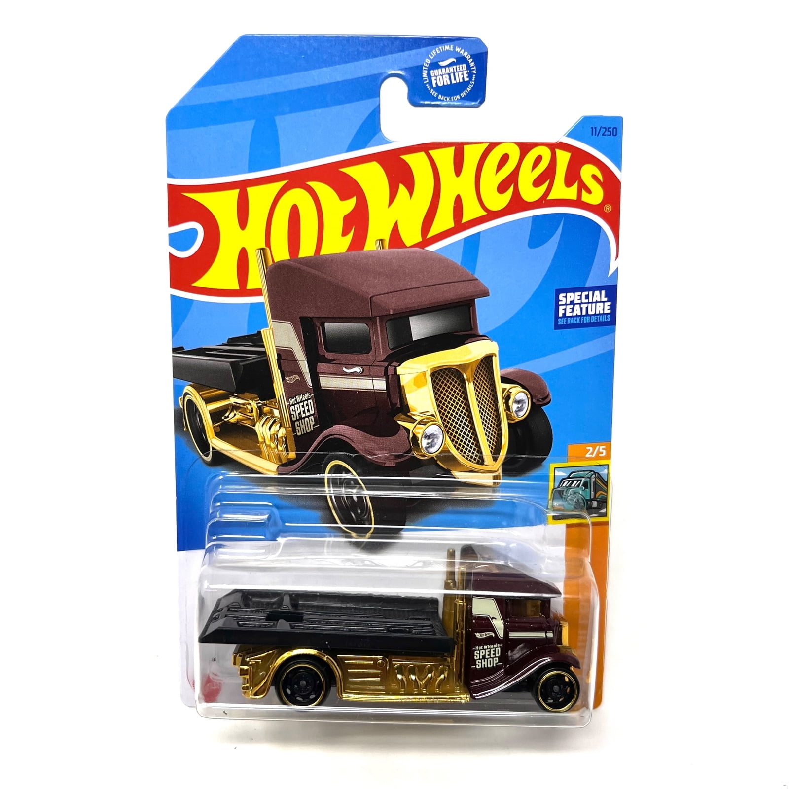Hot Wheels Fast-Bed Hauler Brown & Gold - Walmart.com