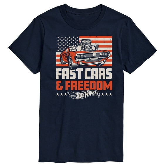 Hot Wheels - Fast Cars And Freedom - Usa - Men's Short Sleeve T-Shirt