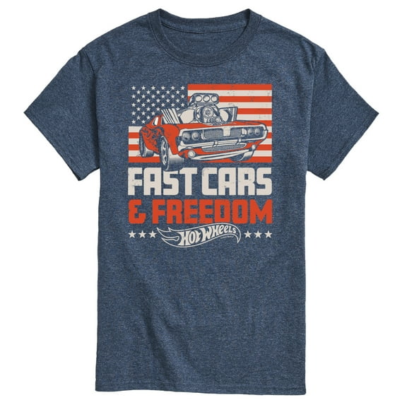Hot Wheels - Fast Cars And Freedom - Usa - Men's Short Sleeve T-Shirt