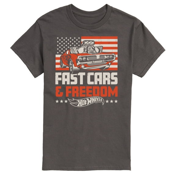 Hot Wheels - Fast Cars And Freedom - Usa - Men's Short Sleeve T-Shirt