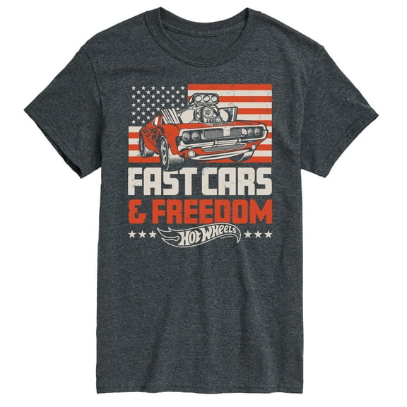 Hot Wheels - Fast Cars And Freedom - Usa - Men's Short Sleeve T-Shirt