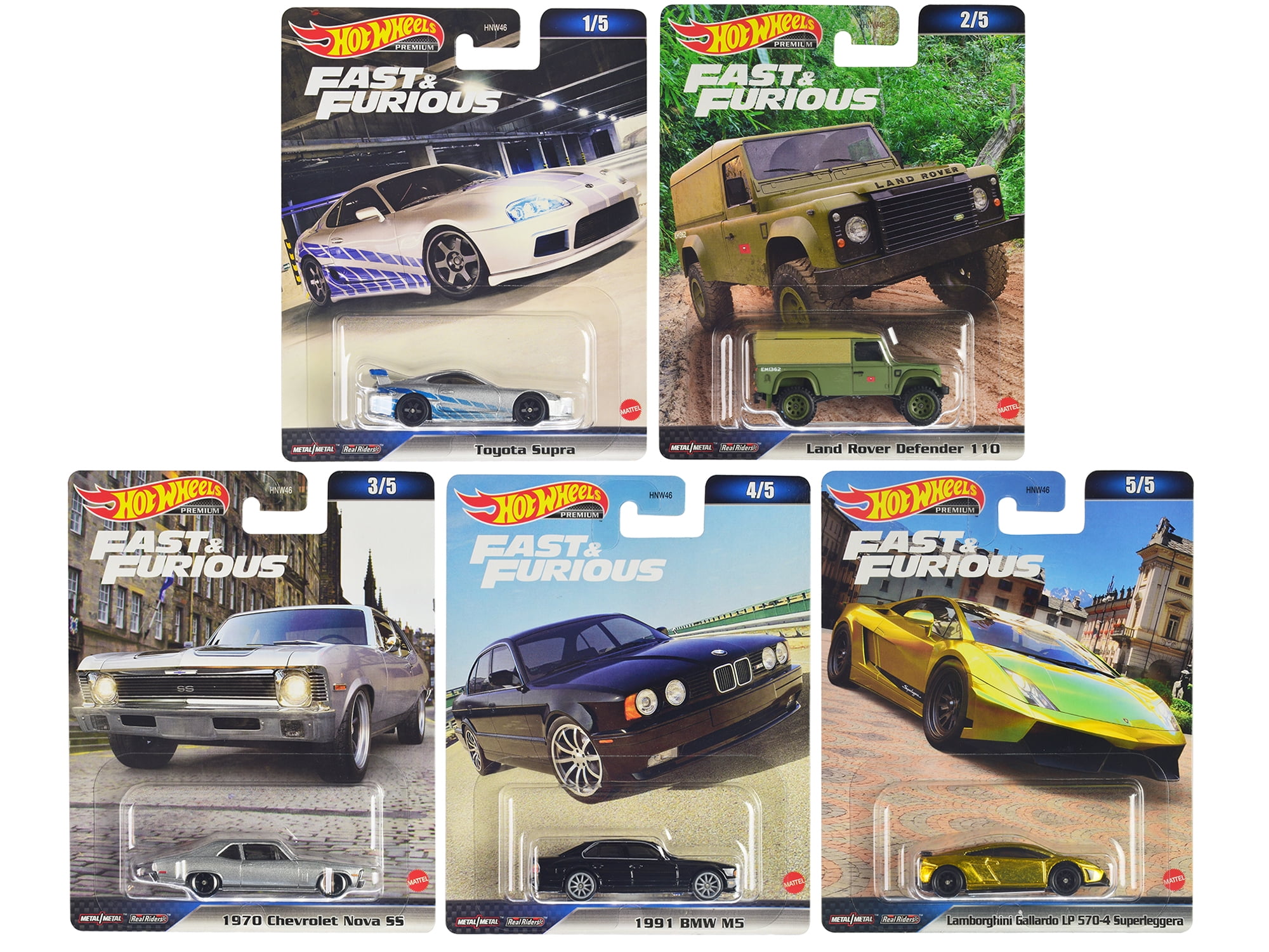 Amazon.com: Hot Wheels Toy Cars, Premium Fast and Furious