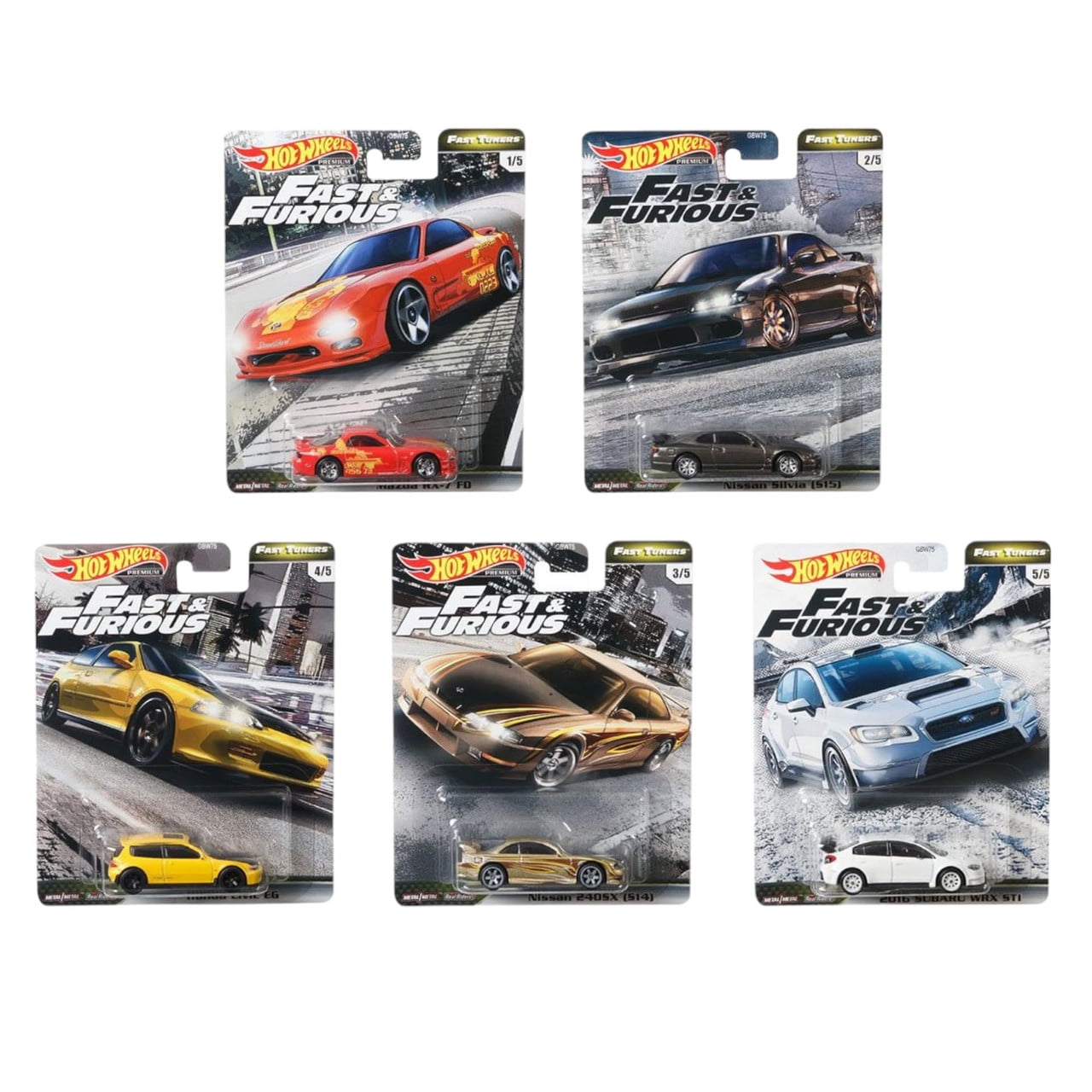 Hot Wheels Fast & Furious Fast Tuners Premium Set - Walmart.com