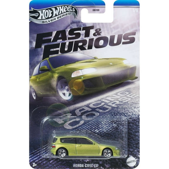 Hot Wheels Fast & Furious Honda Civic EG Custom Racing Course