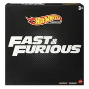 Hot Wheels Fast & Furious Premium Bundle of 5 1:64 Scale Toy Car & Truck Play Vehicles