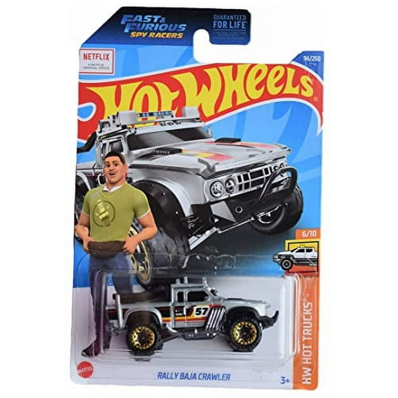 Hot Wheels Fast & Furious Spy Racers Rally Baja Crawler (Silver) 2022 HW Hot Trucks