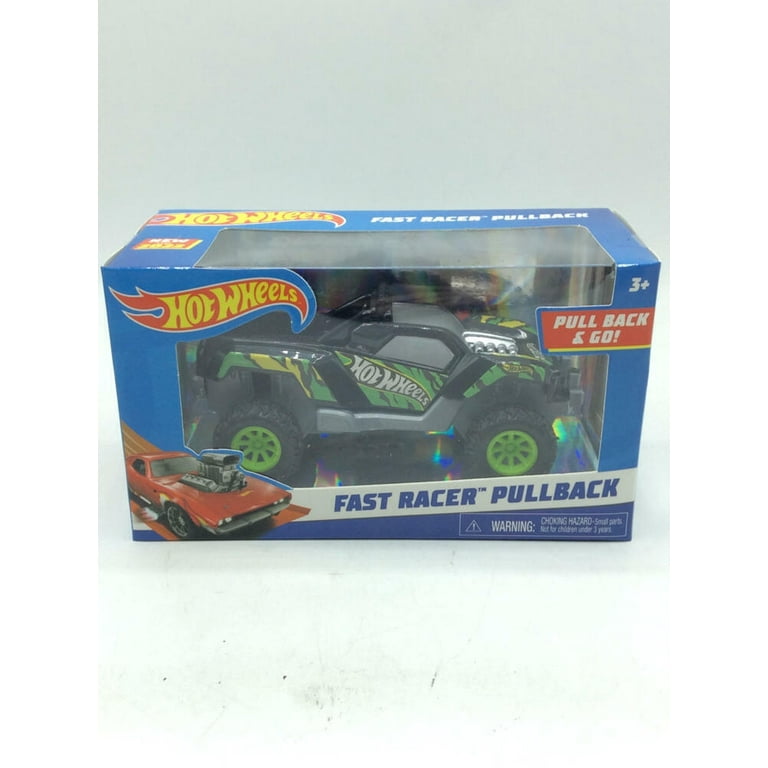 Hot Wheels Fast Racer Dawgzilla Pullback Vehicle Black