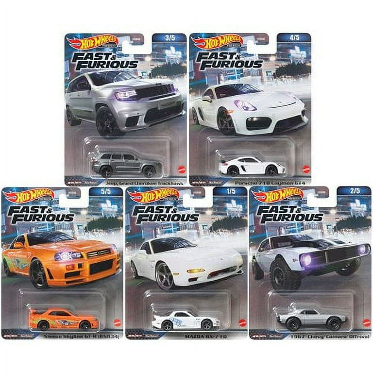 Hot Wheels Fast and Furious 2023 set of 5