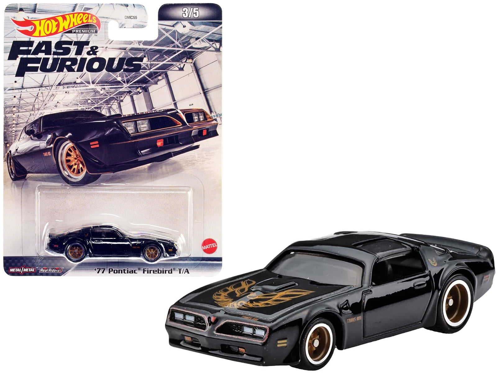 Hot Wheels Fast and Furious Car & Truck Play Vehicles, Black