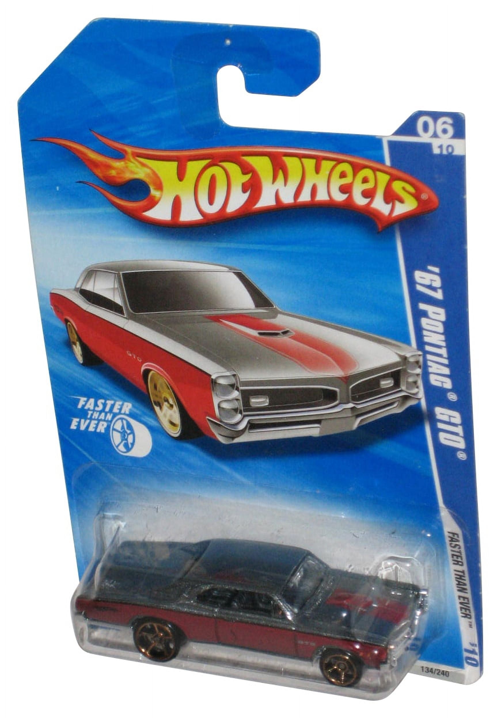 Hot Wheels Faster Than Ever Red Silver Pontiac Gto Car