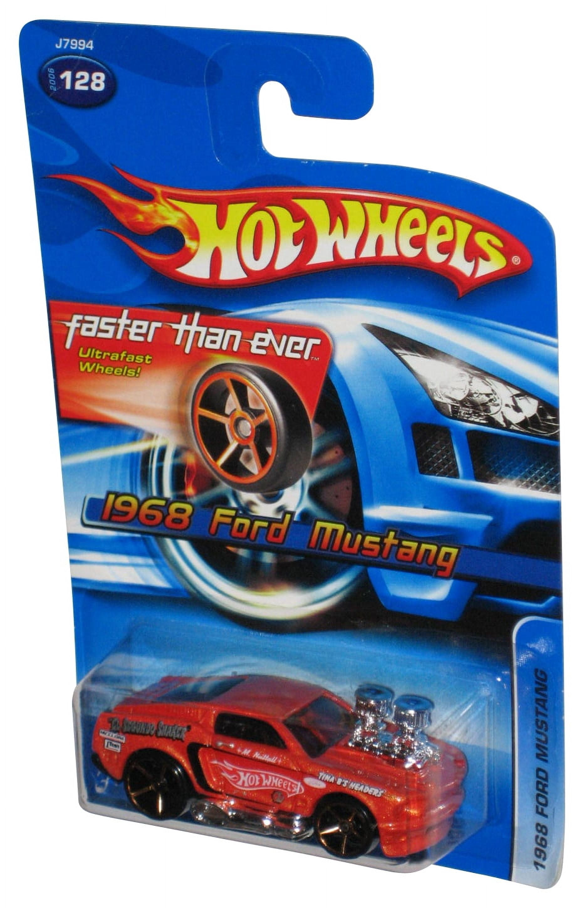 Hot Wheels Faster Than Ever (2006) Red 1968 Ford Mustang Toy Car