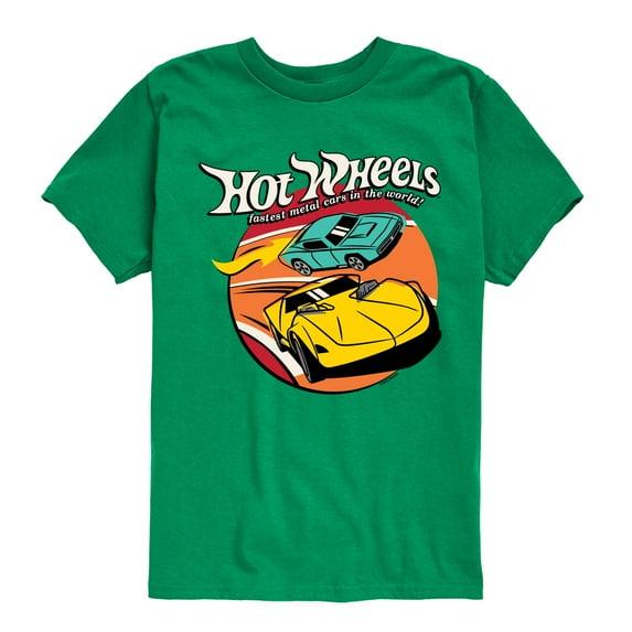 Hot Wheels - Fastest Metal Cars - Kids Toddler And Youth Short Sleeve Tee