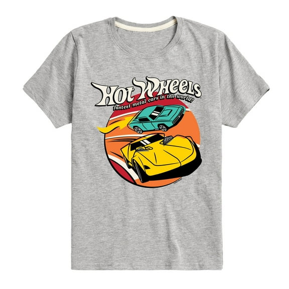 Hot Wheels - Fastest Metal Cars - Kids Toddler And Youth Short Sleeve Tee