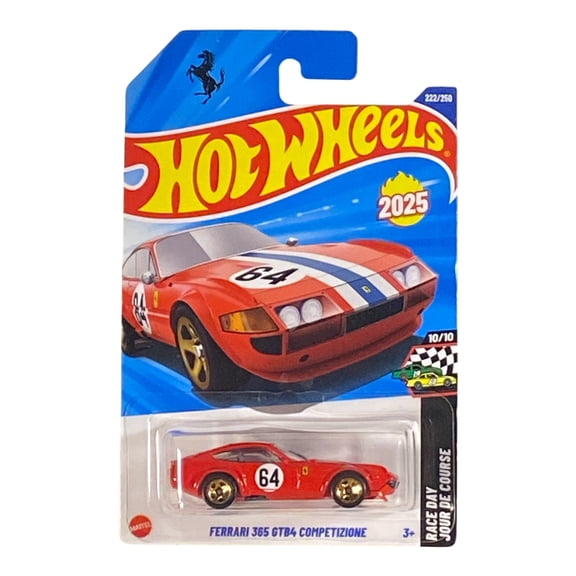Hot Wheels Ferrari 365 GTB4 Competizione - Race Day / Jour De Course Series 10/10