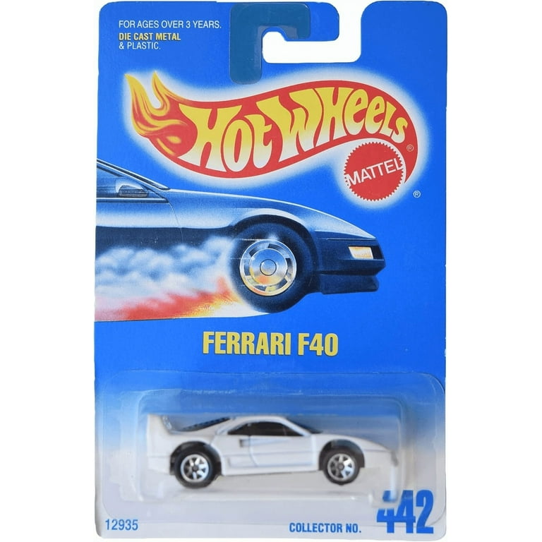 Hot Wheels Ferrari F40 White 442 - Walmart.com