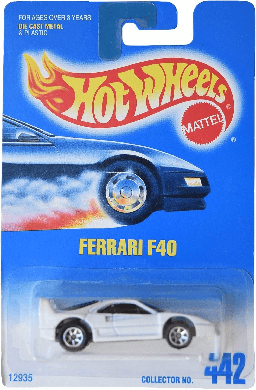 Hot Wheels Ferrari F40 White 442 - Walmart.com
