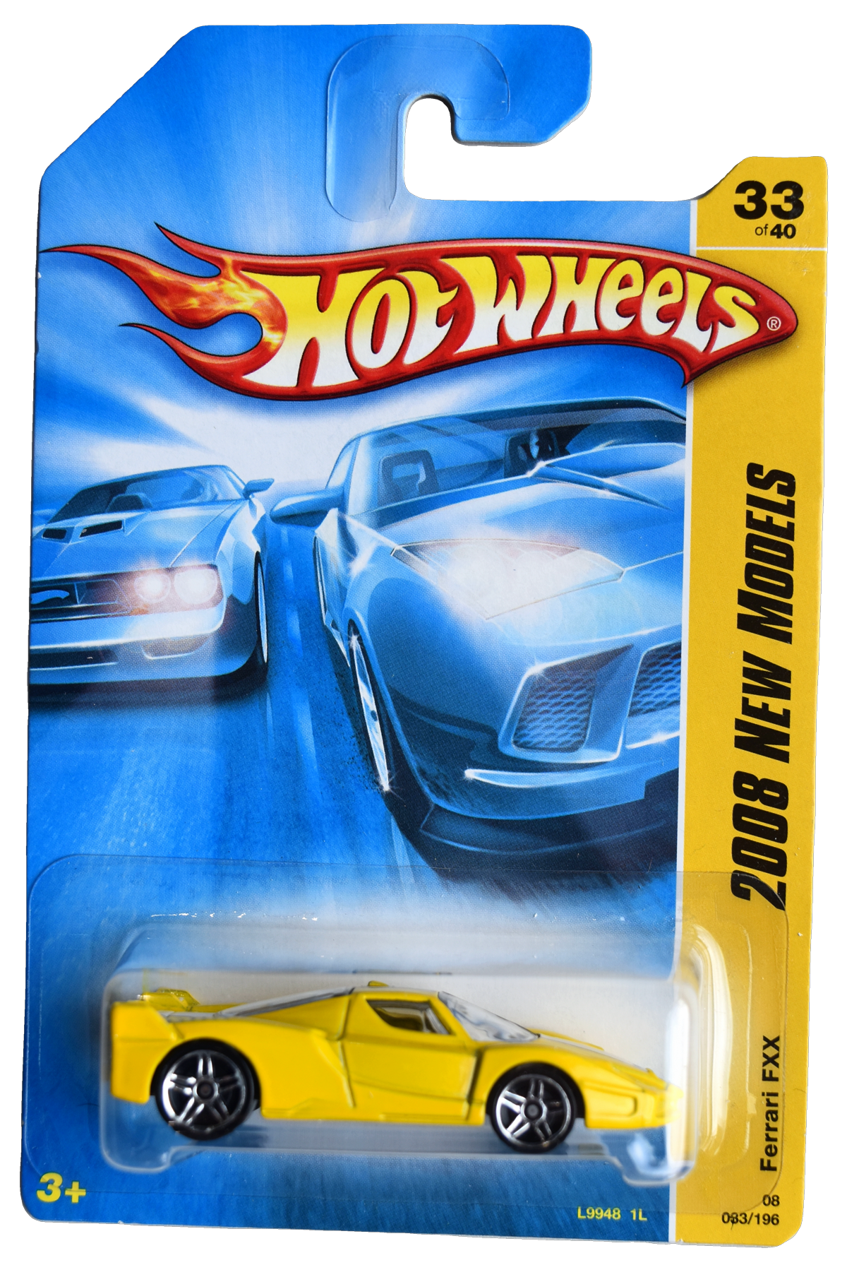 Hot Wheels Ferrari FXX, 2008 New Models 33/40 [yellow] 33/196