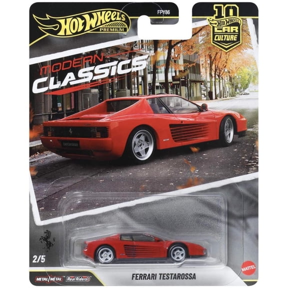 Hot Wheels Ferrari Testarossa Modern Classics Car Culture Premium