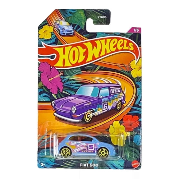 Hot Wheels Spring 2024 Fiat 500 Diecast Car