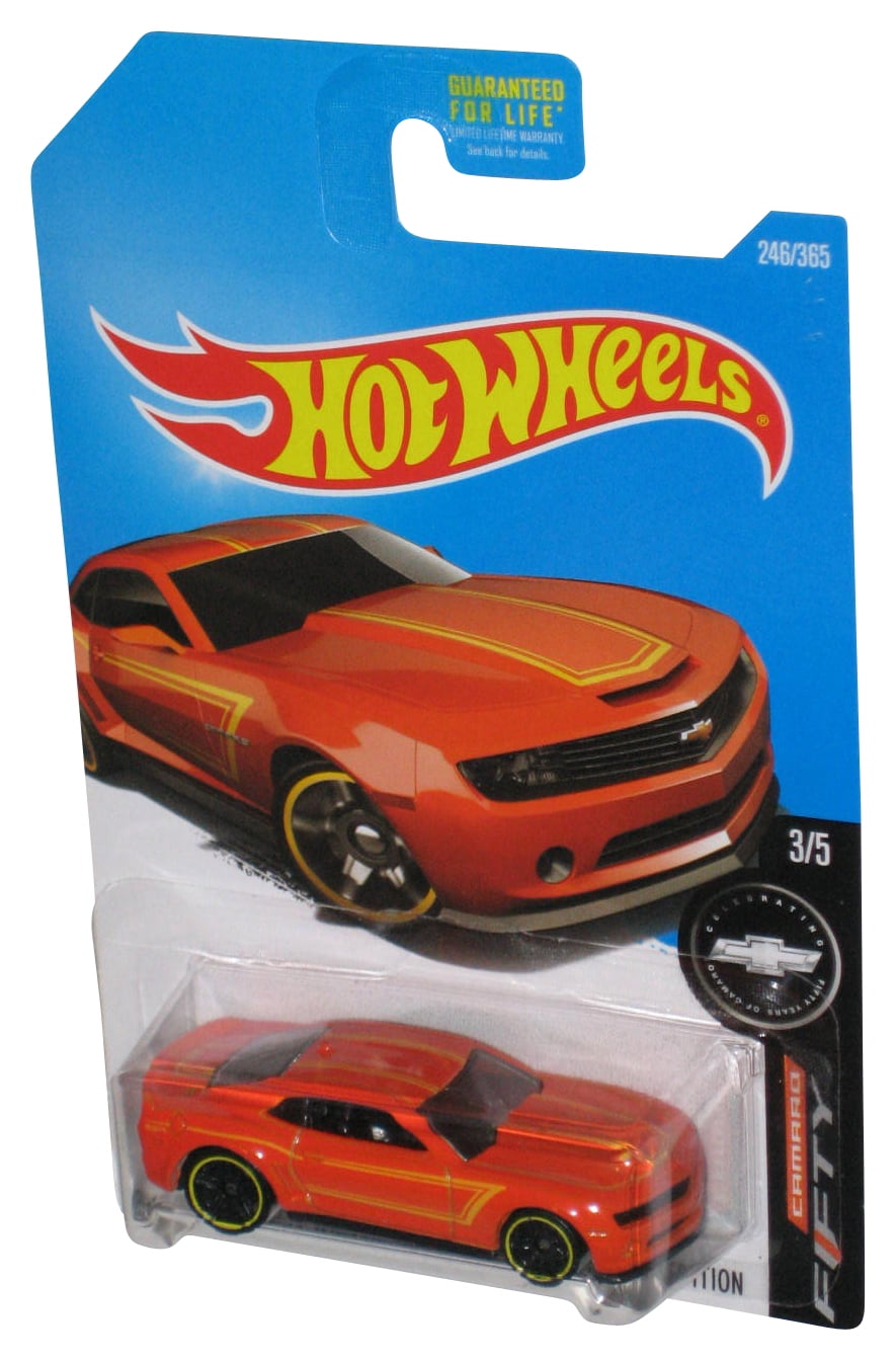 Hot Wheels Fifty Camaro Orange 2013 Chevy Special Edition Toy Car