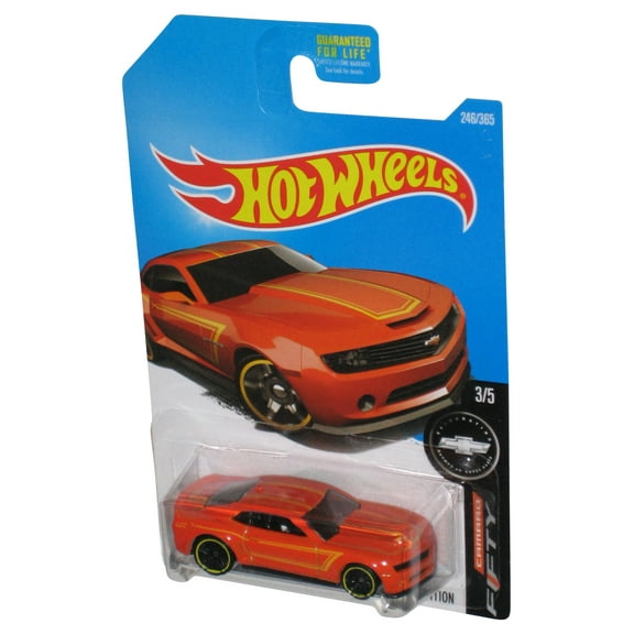 Hot Wheels Fifty Camaro Orange 2013 Chevy Special Edition Toy Car 246/365