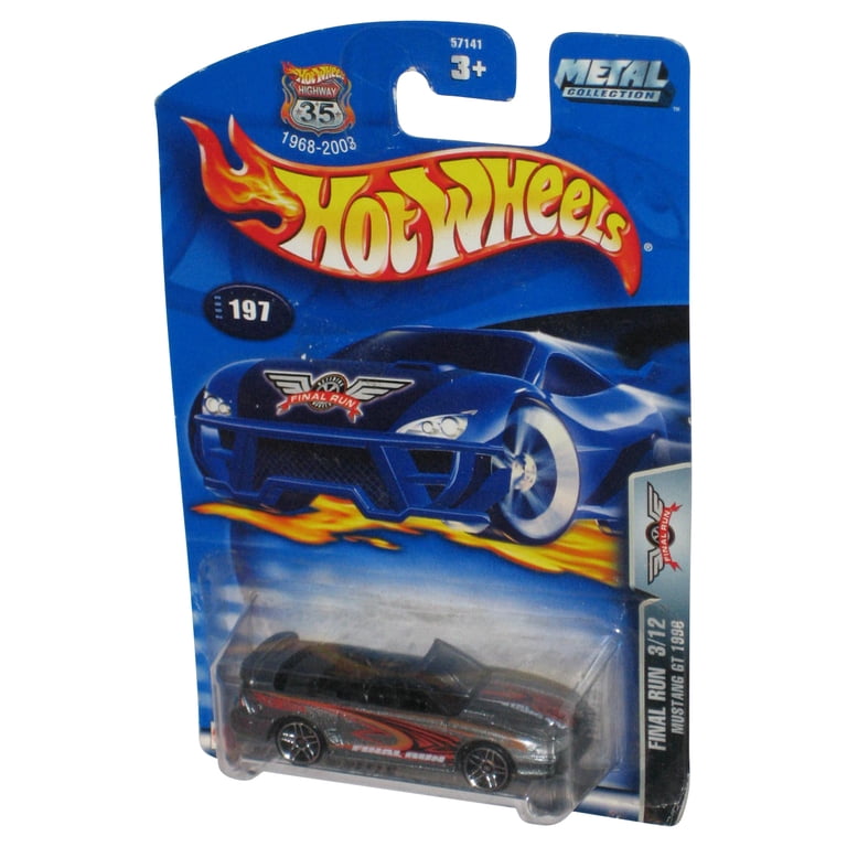 Hot Wheels Final Run 3/12 (2003) Mustang GT 1996 Metal Silver Toy